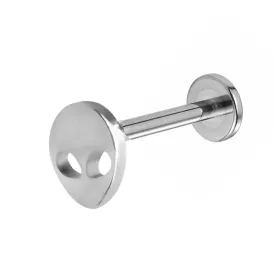 16G Steel Alien Internally Threaded Tragus Labret