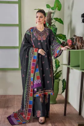 3 Pcs Unstitched Khaddar Suit KKH-2234