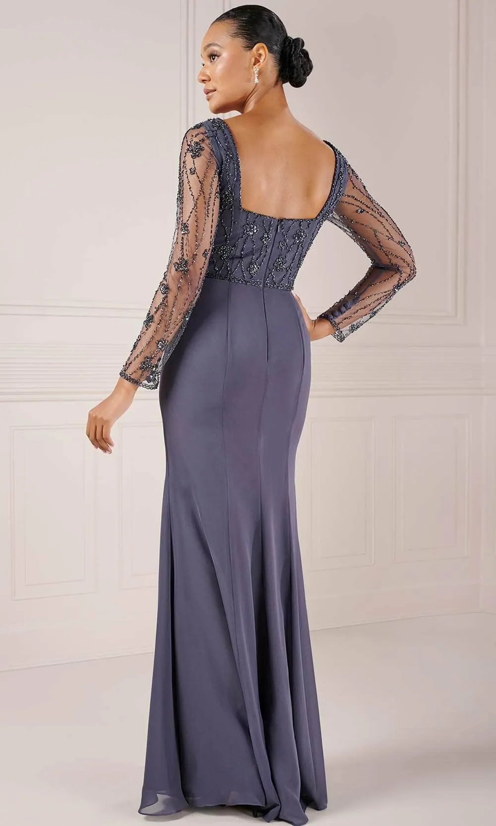 Adrianna Papell Platinum 40444 - Square Neck Dress