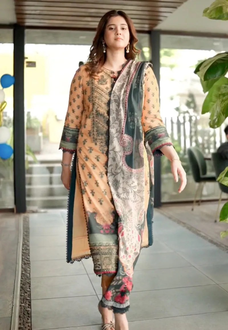 AJBP-20 EMBROIDERED CAMBRIC 2 PCS