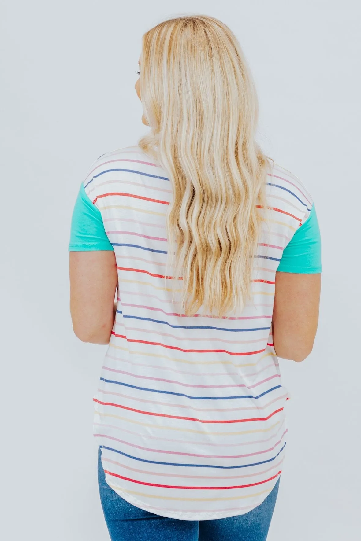 All In Multicolored Tee