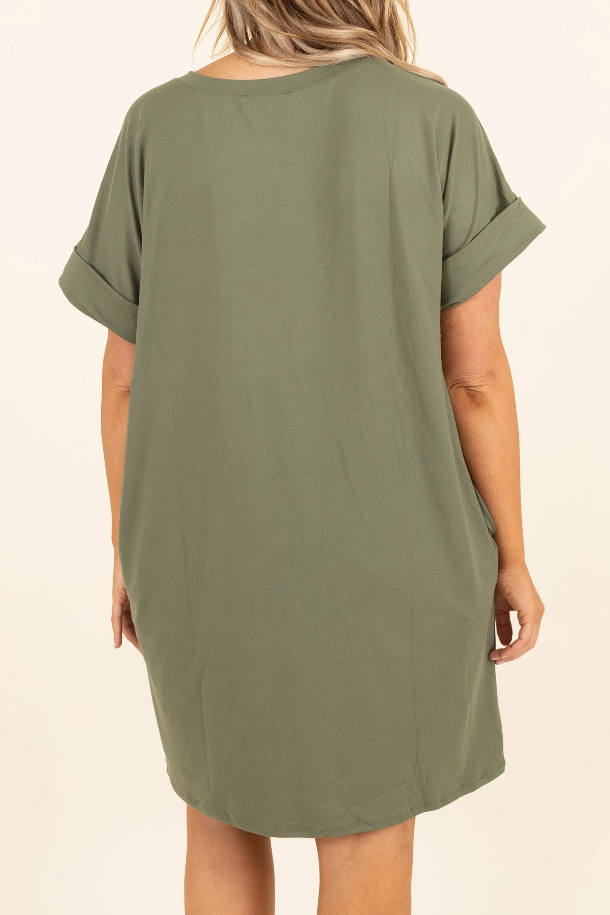 Always A Classic Dress, Light Olive