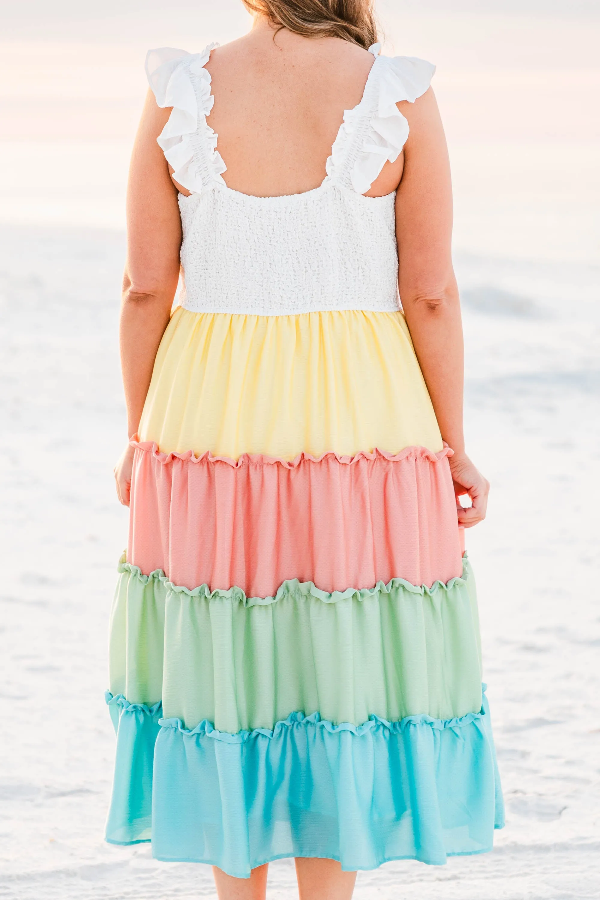 Always Happy Maxi Dress, White