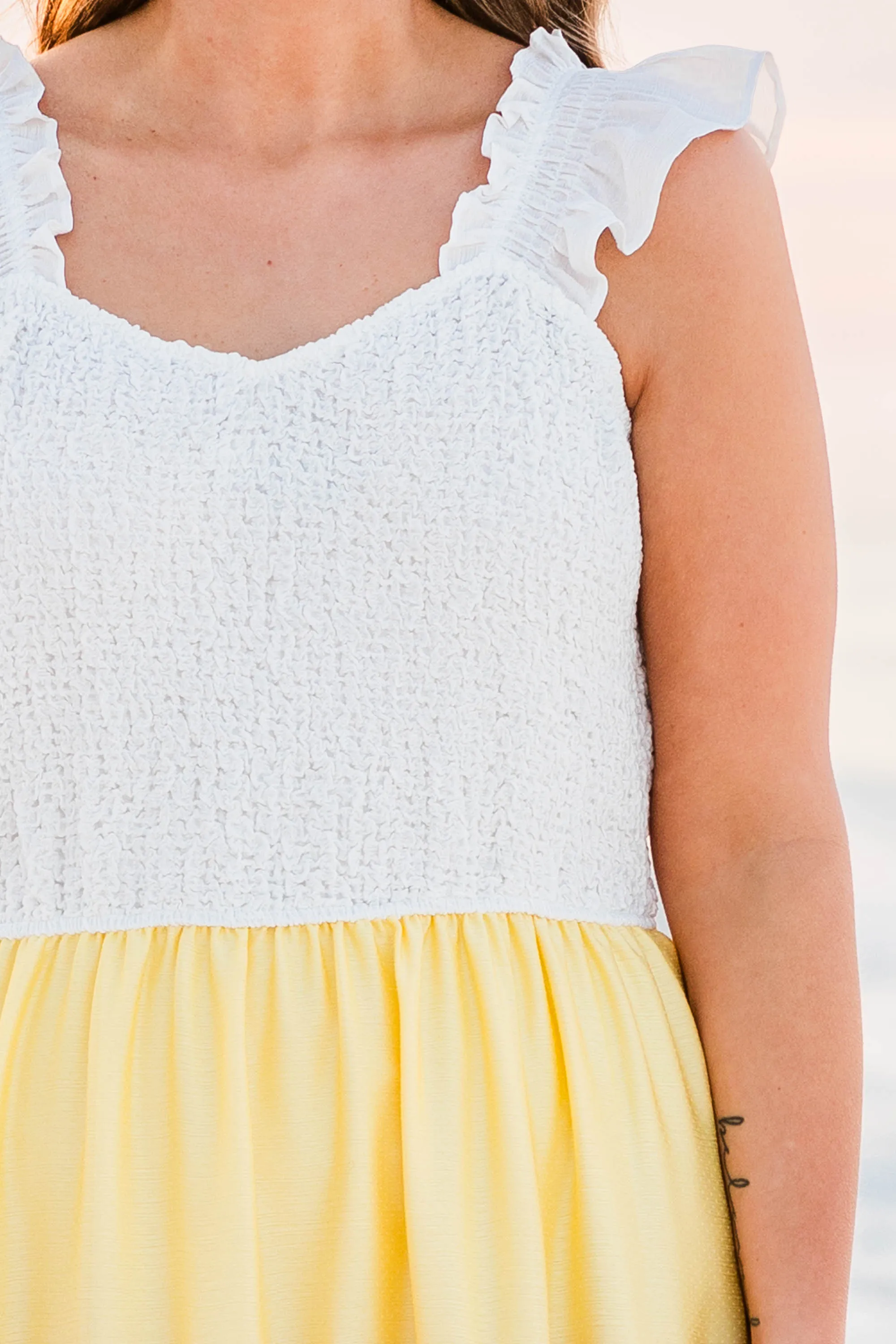 Always Happy Maxi Dress, White