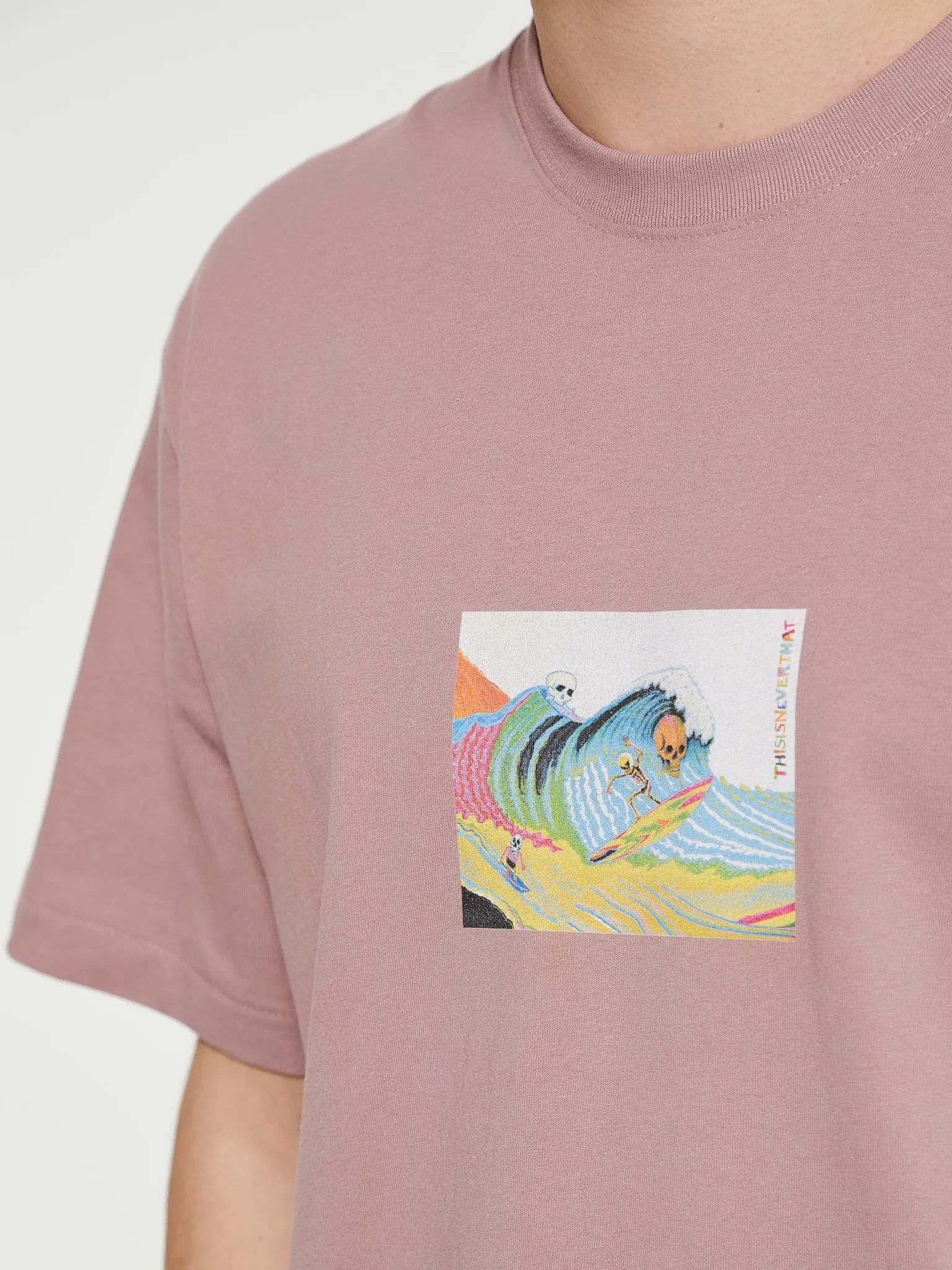 Amped T-Shirt in Dusty Pink