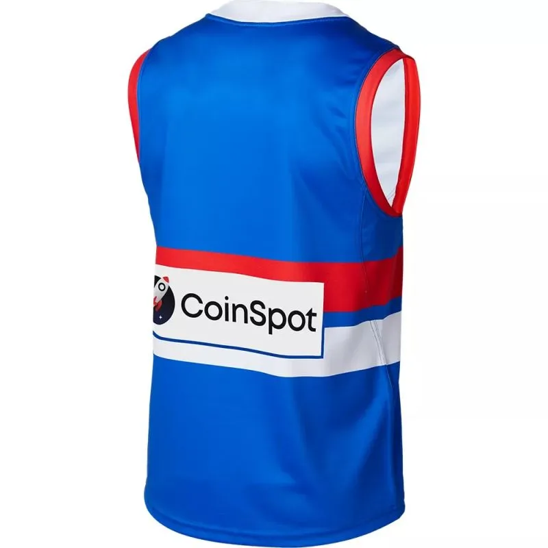 ASICS Western Bulldogs 2024 AFL Home Adults Replica Guernsey