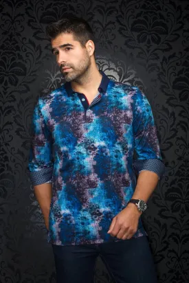 Au Noir NUNEZ Long Sleeve Polo Shirt