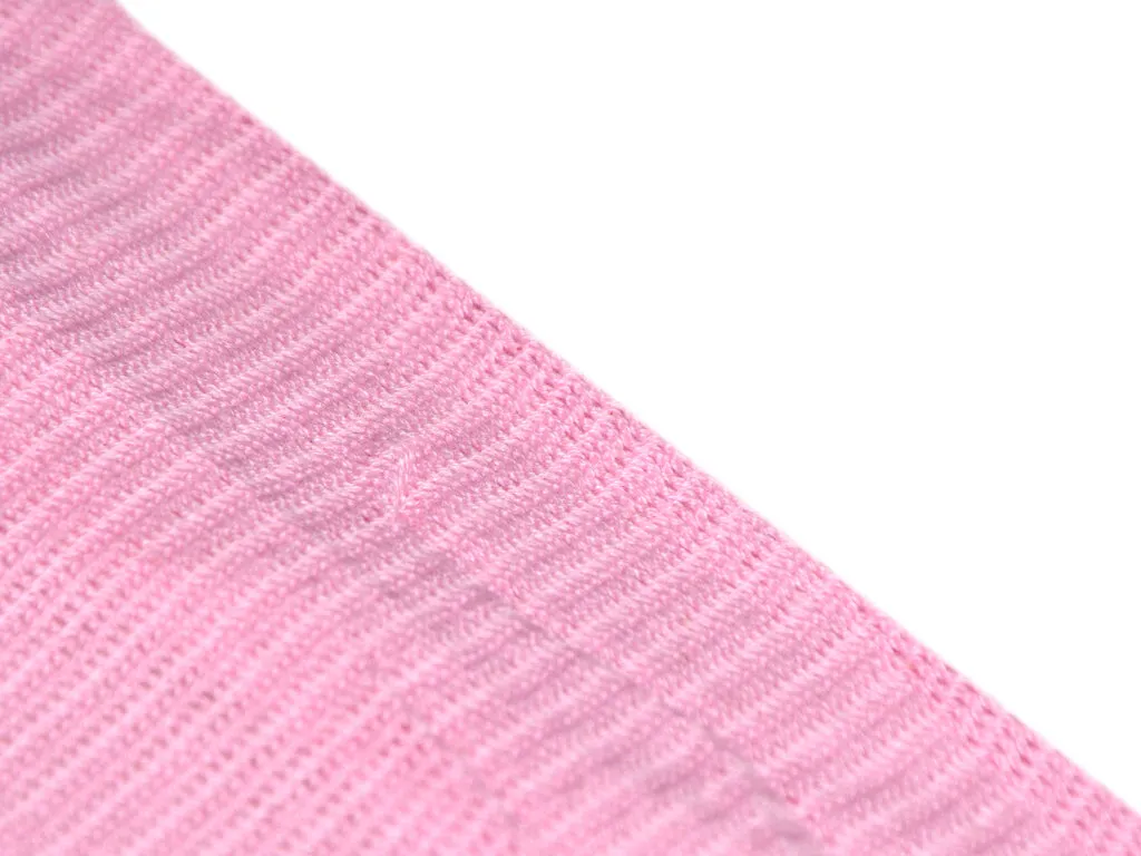 Baby Pink Cotton Crochet Fabric