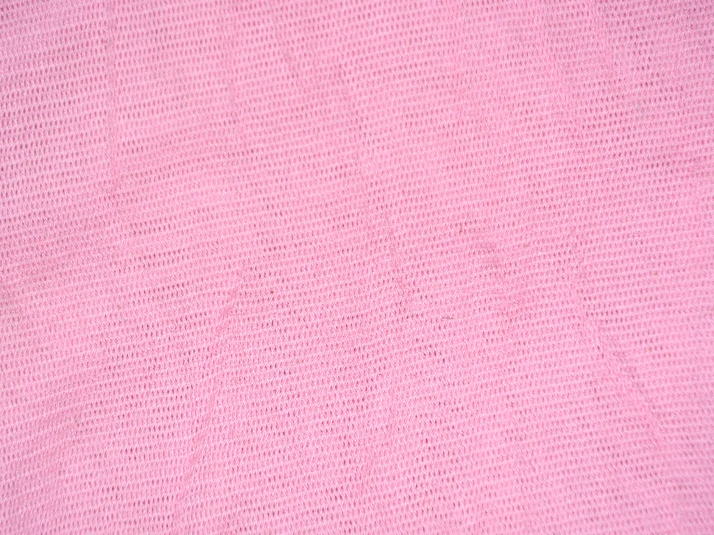 Baby Pink Cotton Crochet Fabric