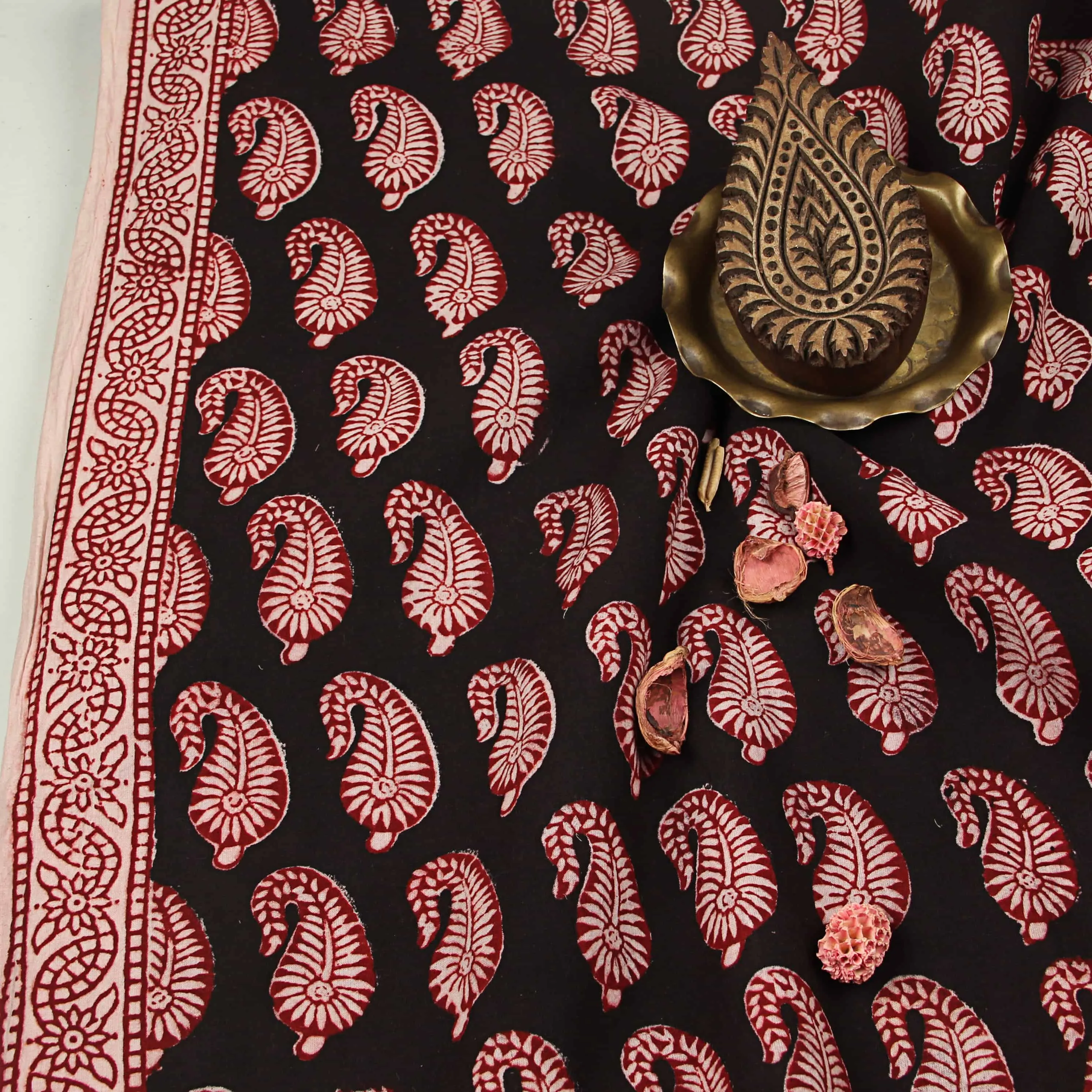 Bagh Hand Block Printed Cotton Fabric
