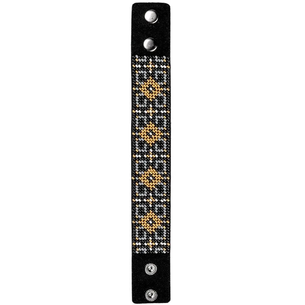 Bead embroidery kit on artificial leather FLBB-022