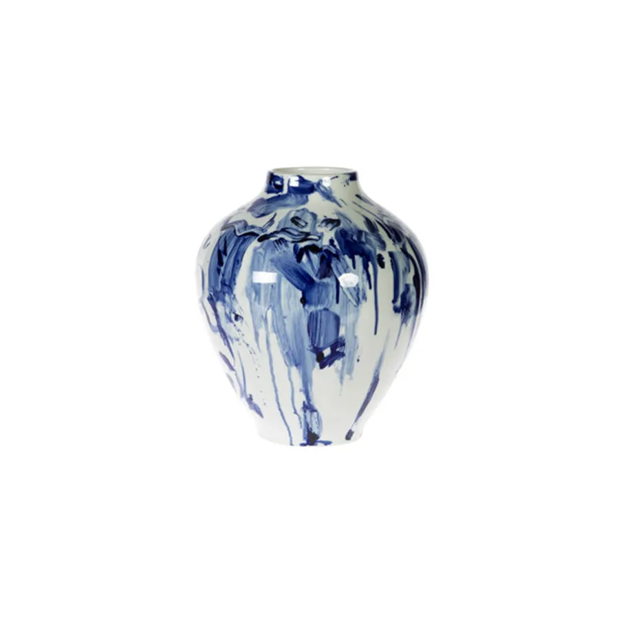 Blue Abstract Vase