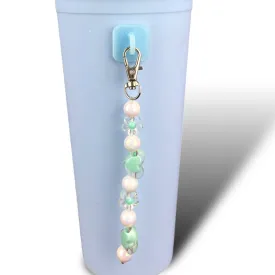 Blue Jelly Bead Charm