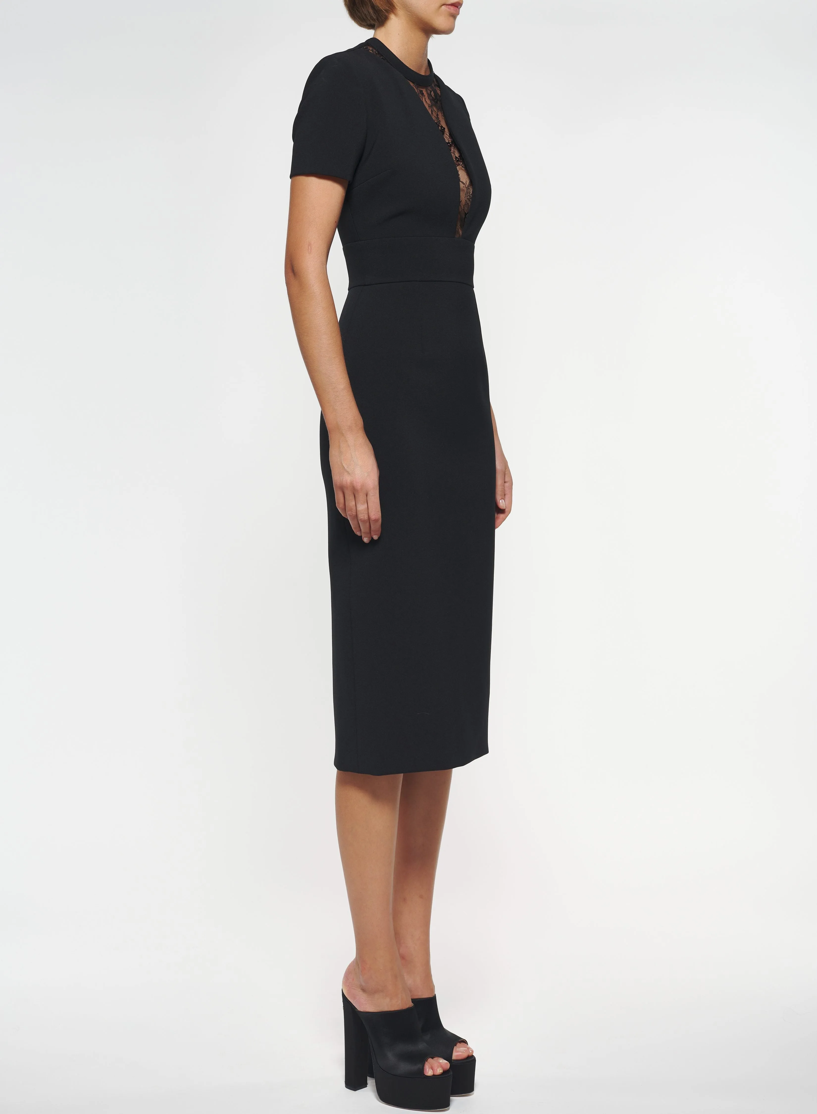 Cady And Lace Midi Dress