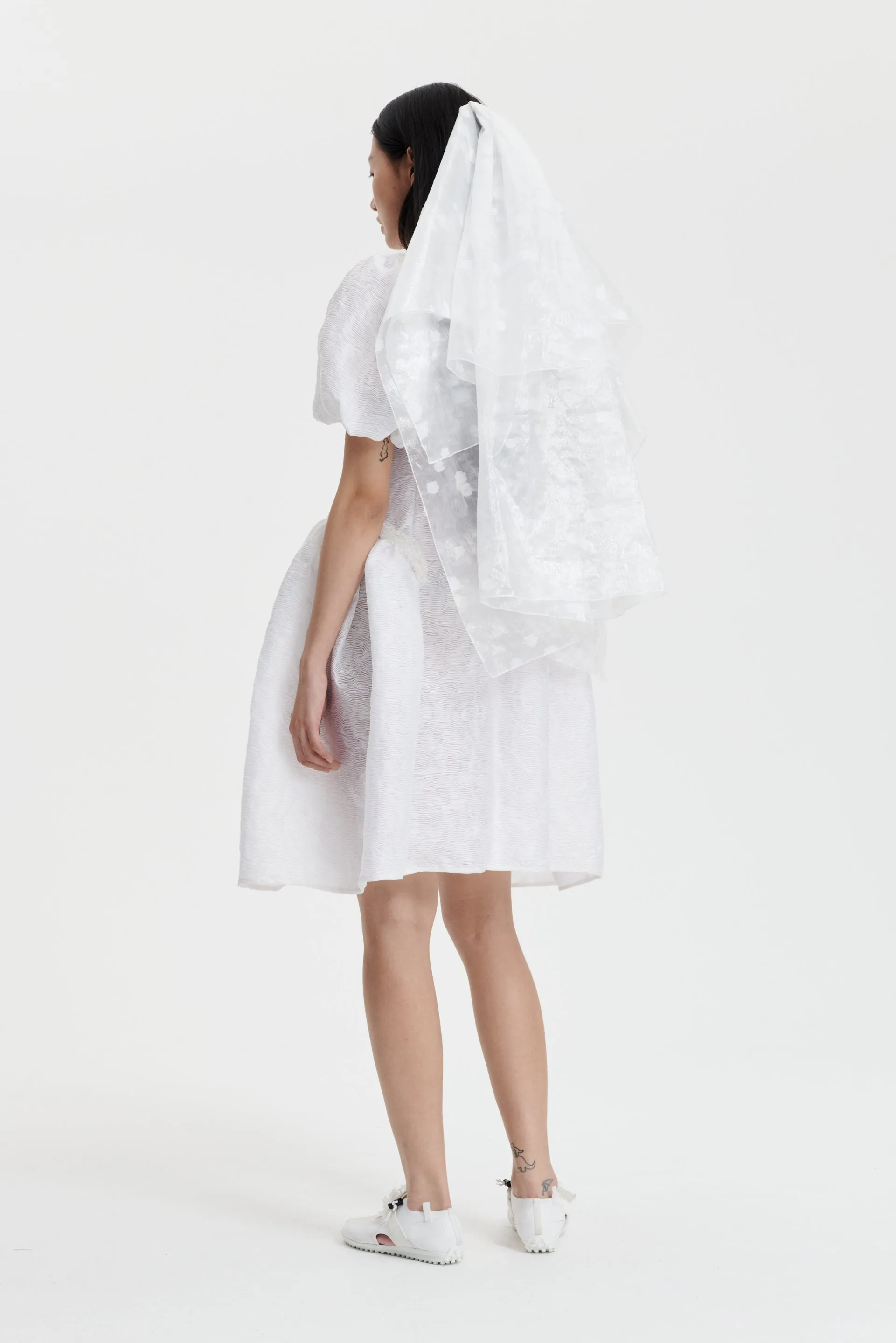 CAITLIN | DRESS DUNES MATELASSÉ WHITE BRIDAL