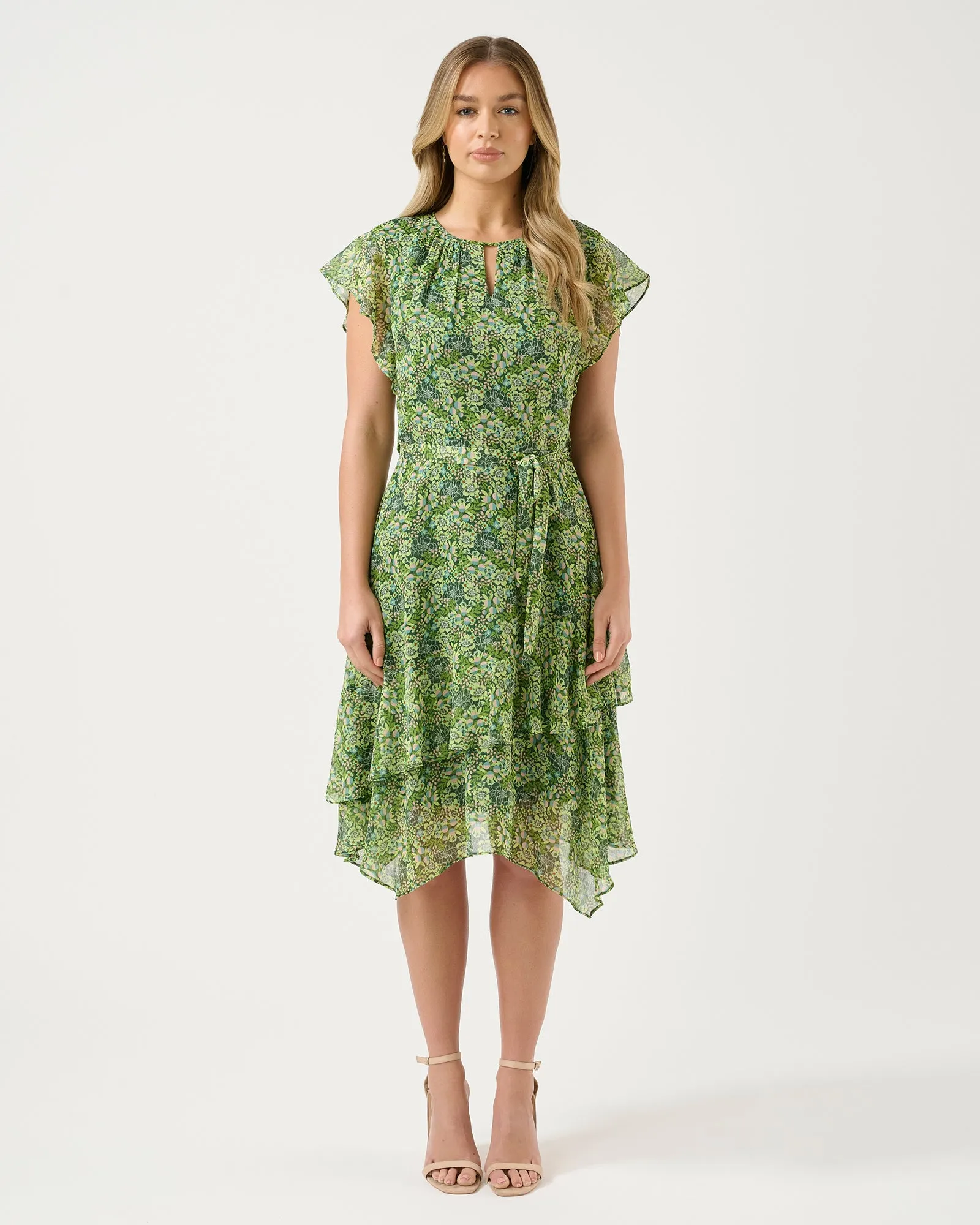 Carmine Garden Dress
