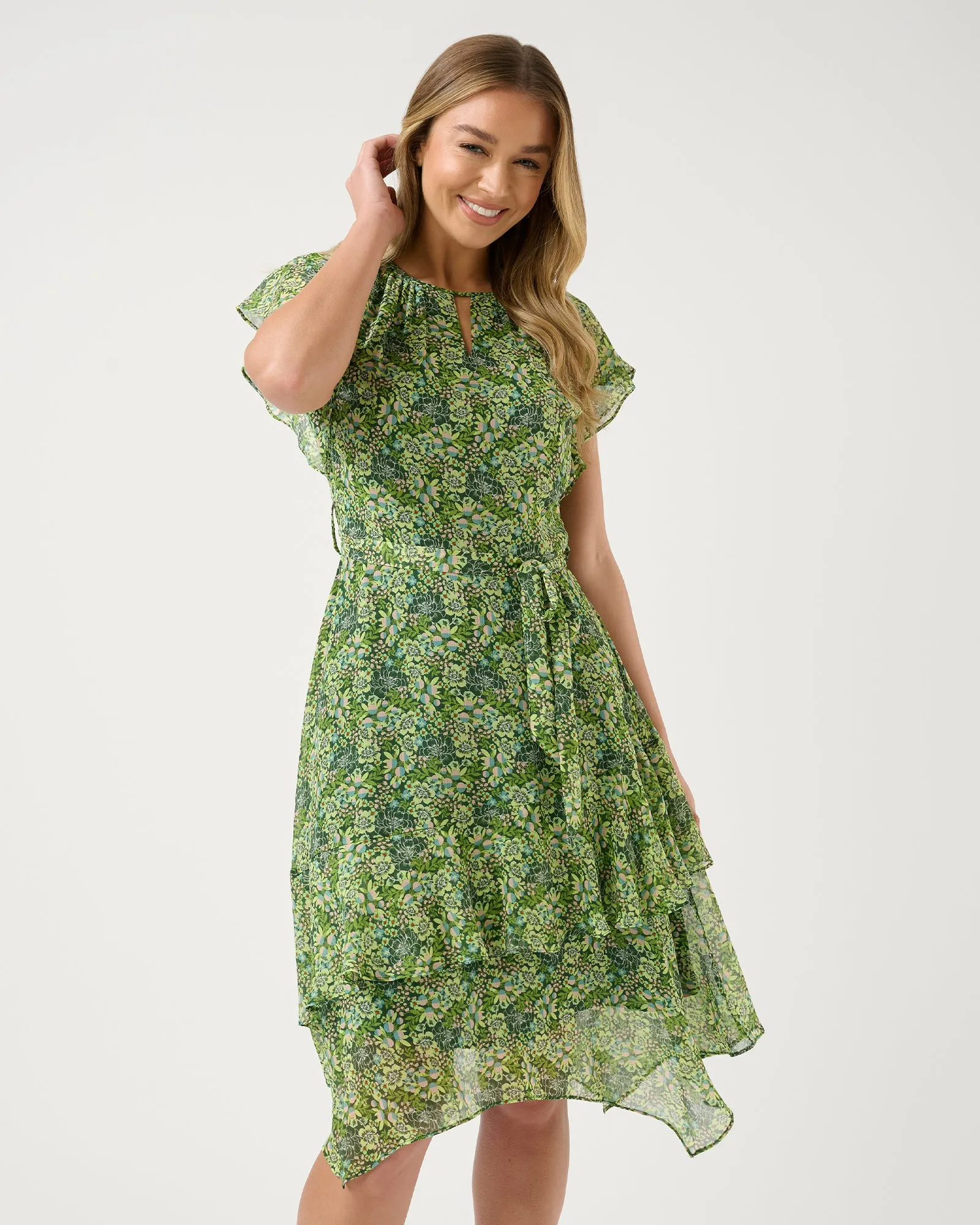 Carmine Garden Dress