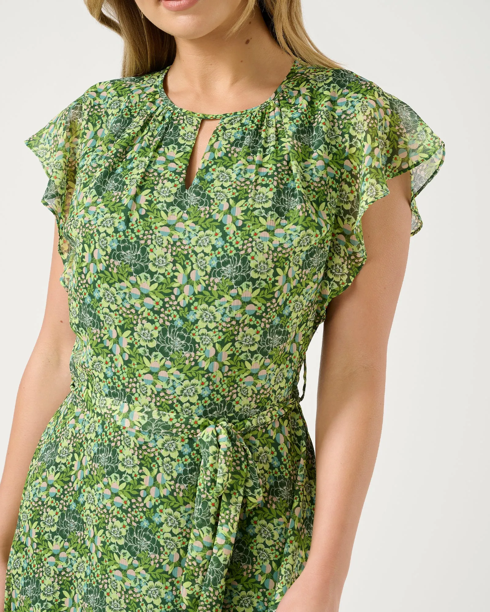 Carmine Garden Dress