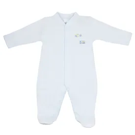 Cars And Trucks Embroidery Footie | Baby Boy