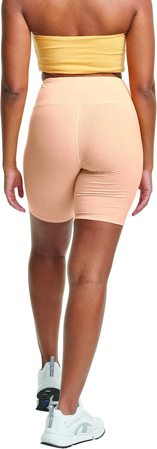 Champion Everyday Stretch, Womens Cotton Bike Shorts, 7" Inseam