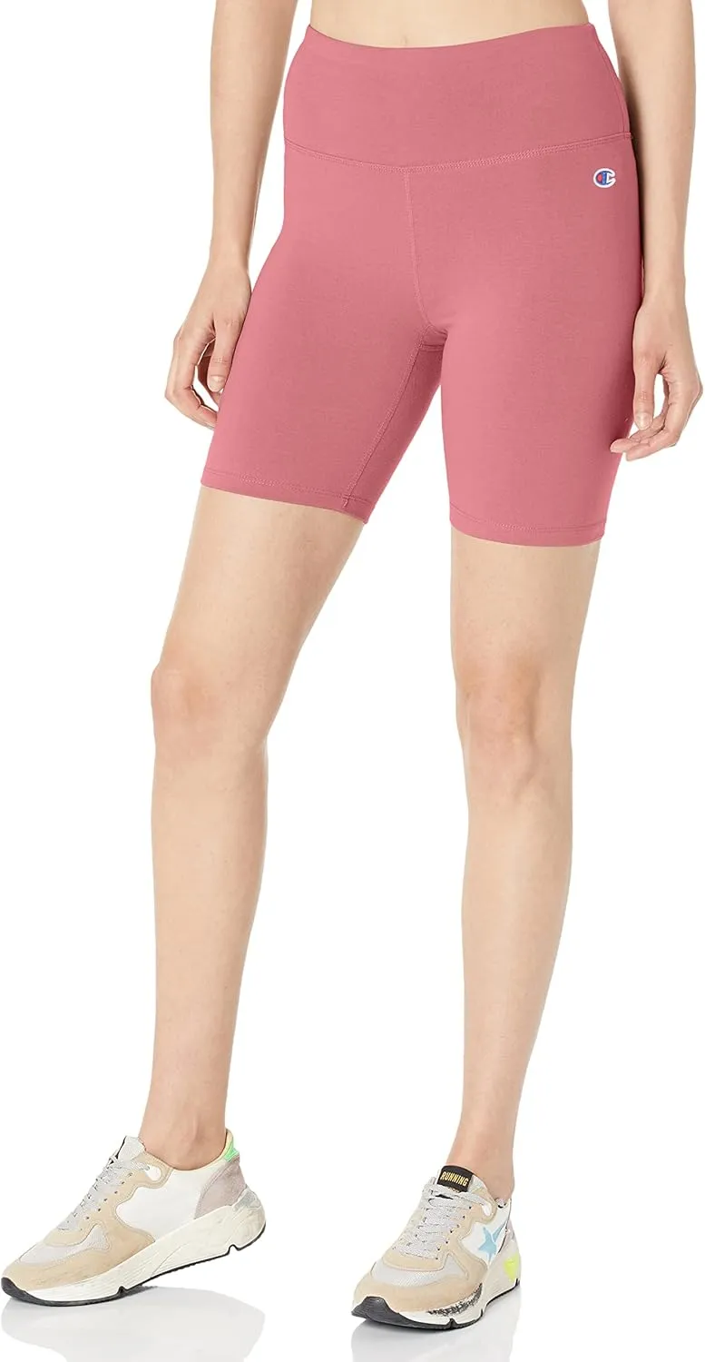 Champion Everyday Stretch, Womens Cotton Bike Shorts, 7" Inseam