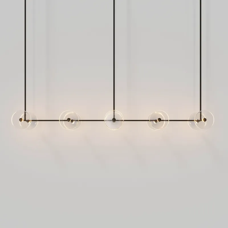 Coral 10lt Linear Rod Pendant
