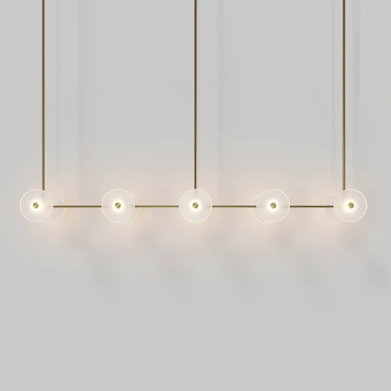 Coral 10lt Linear Rod Pendant