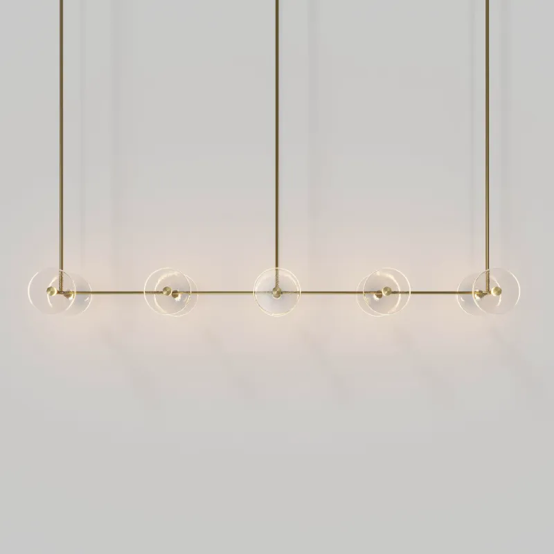 Coral 10lt Linear Rod Pendant