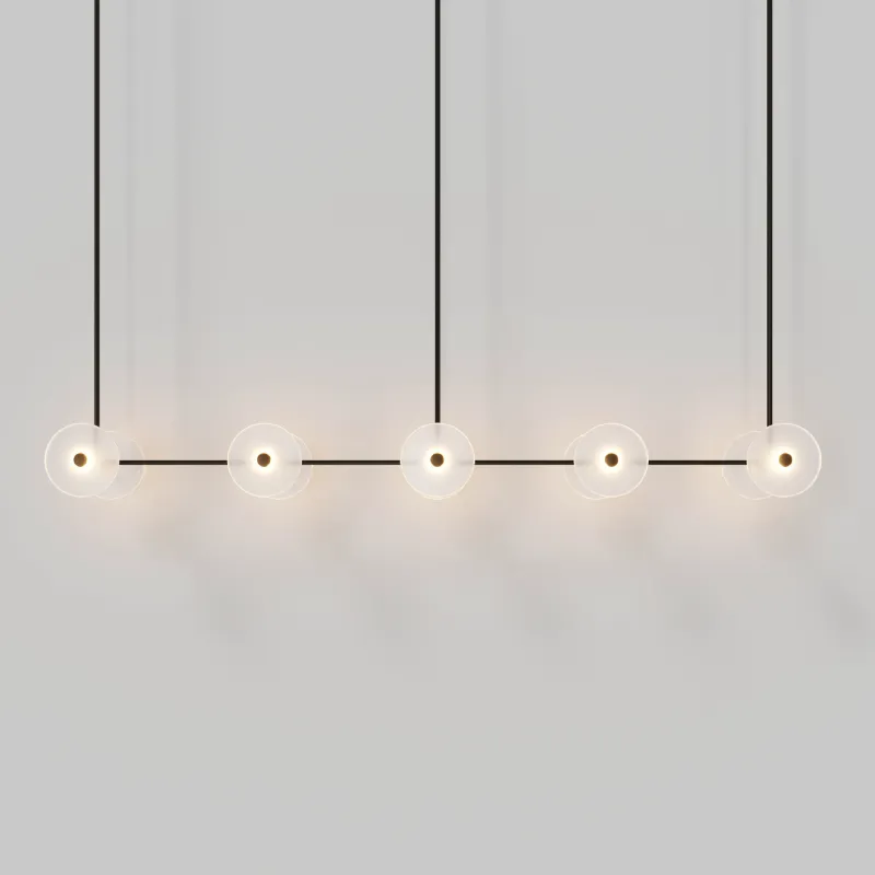 Coral 10lt Linear Rod Pendant