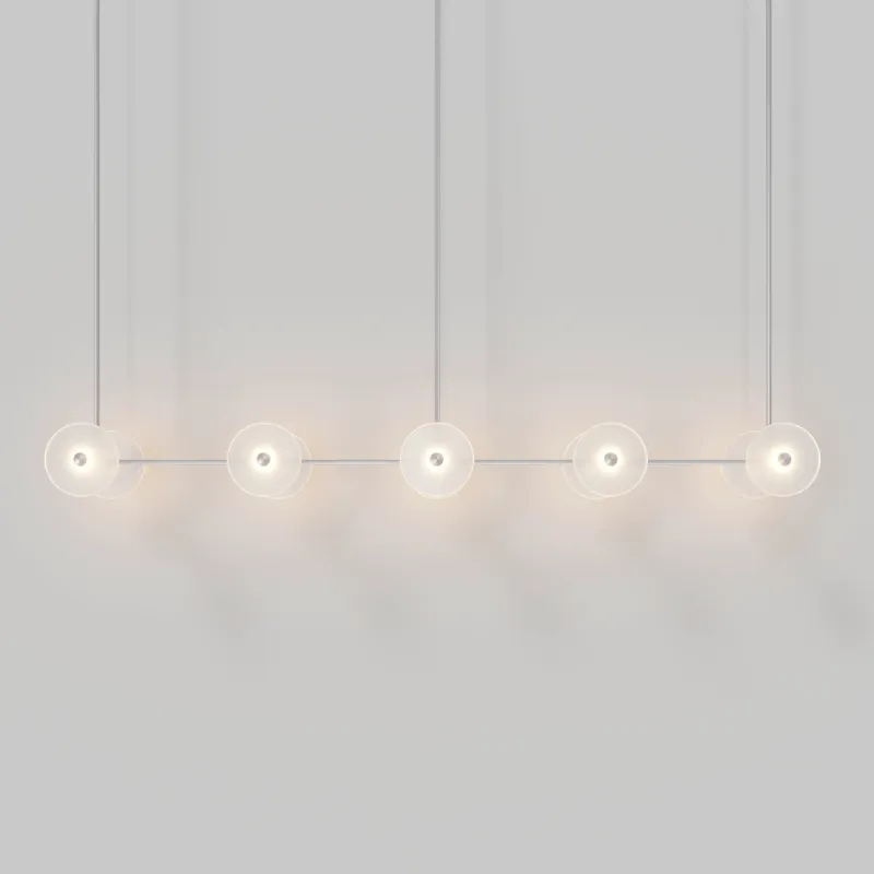 Coral 10lt Linear Rod Pendant