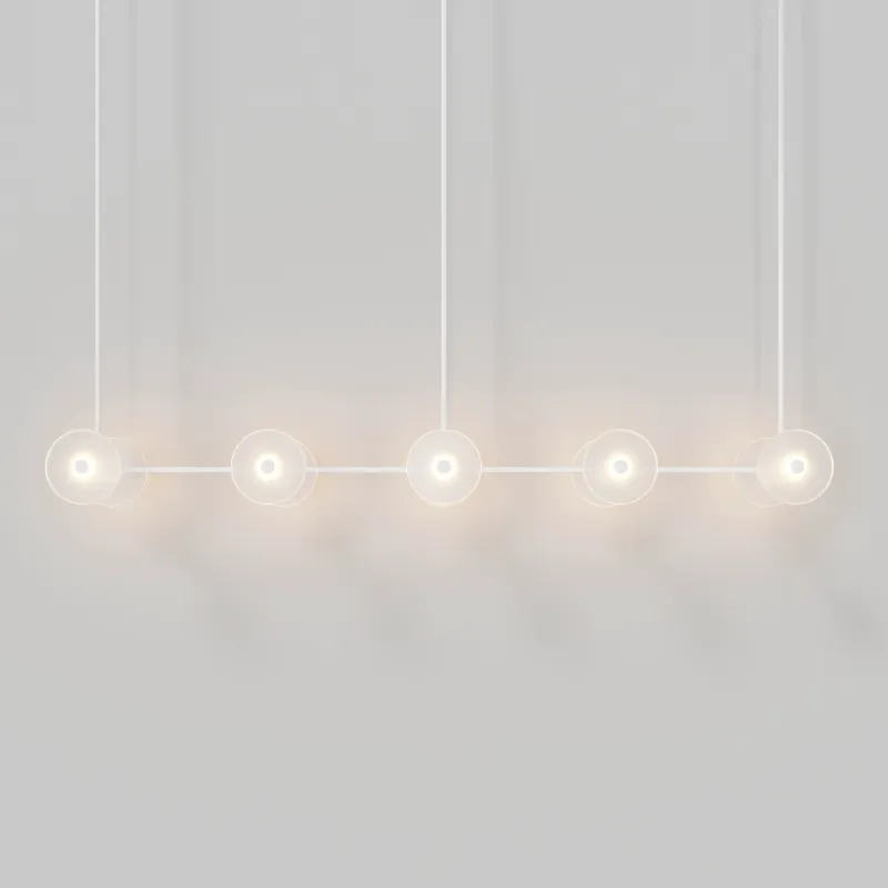 Coral 10lt Linear Rod Pendant