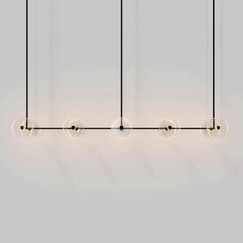 Coral 10lt Linear Rod Pendant