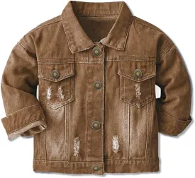 Cromoncent Classic Denim Jacket for Boys Girls