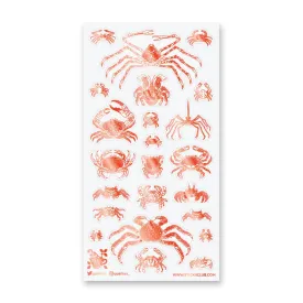 Crustacean Collection Sticker Sheet