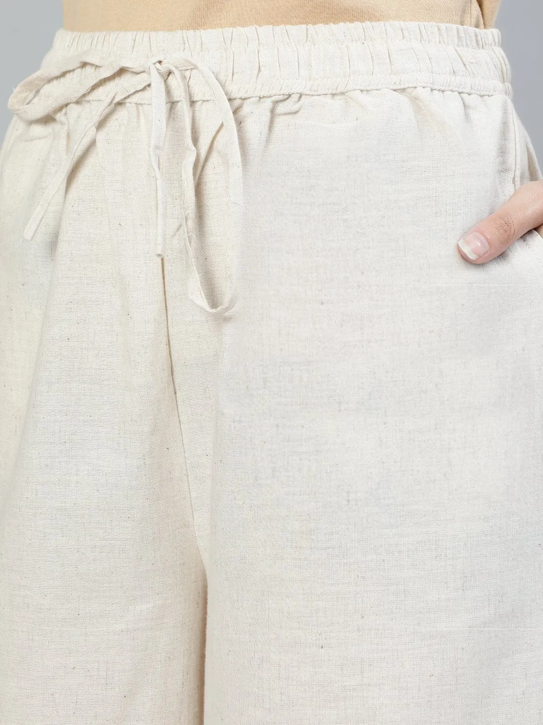 Designer Green & Off White Embroidered A-Line Kurta Set