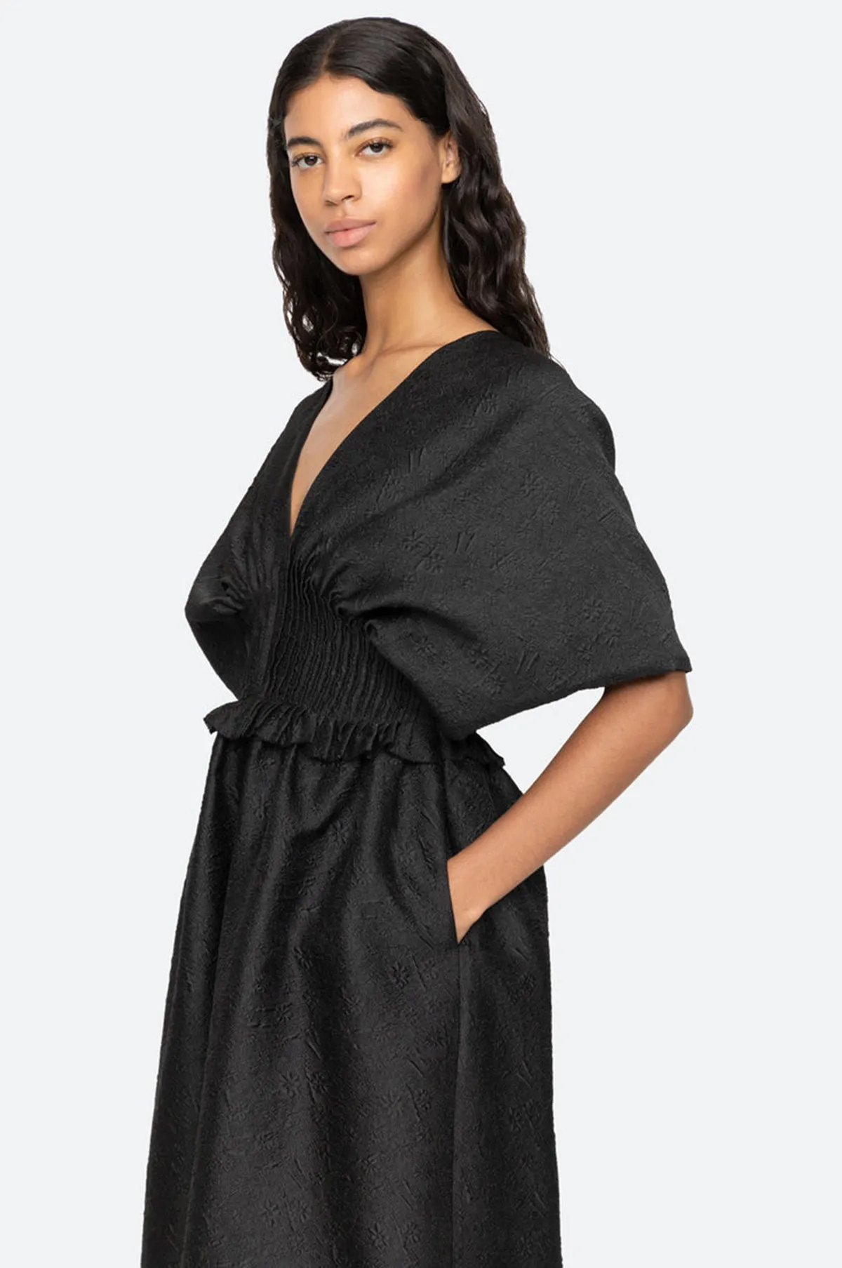Elegant Solid Black Sleeveless Dress for Women