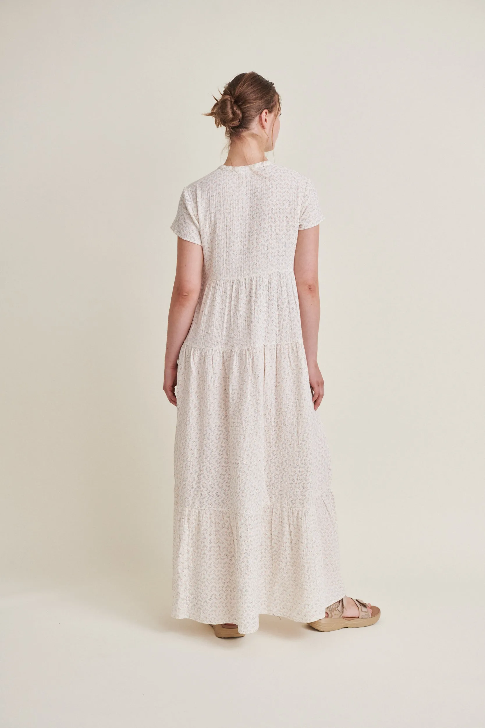 Ember Layered Dress - Birch / Amber Brown / Blue Horizon