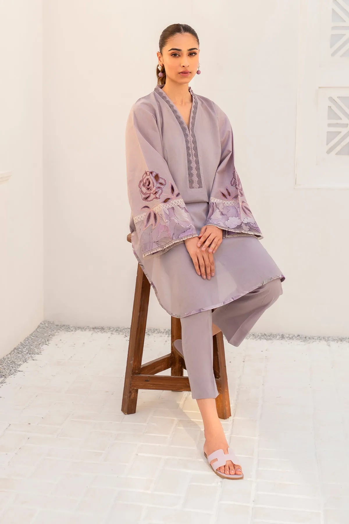 EMBROIDERED LAWN PR-970