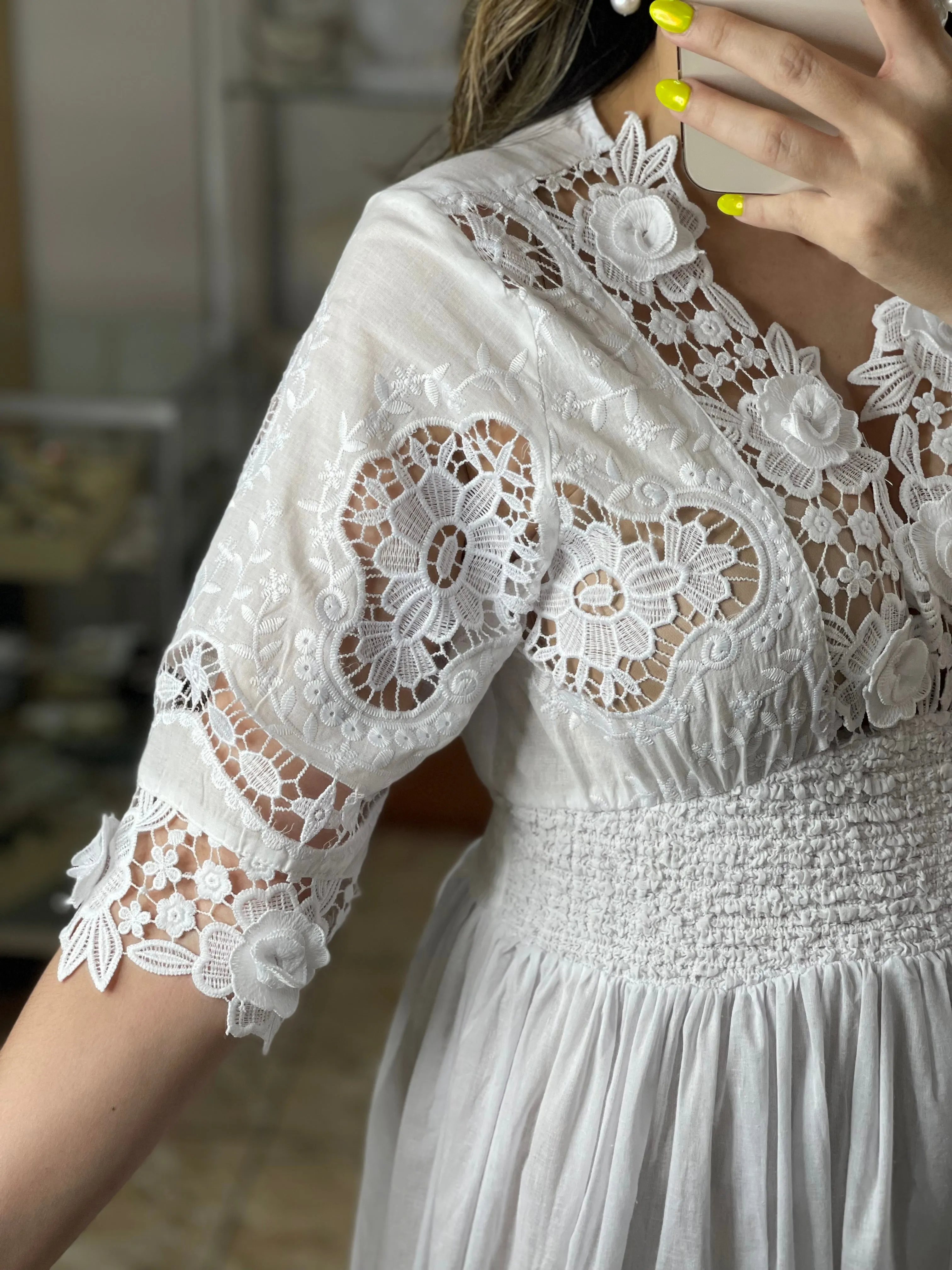Estela OS Maxi Boho Dress