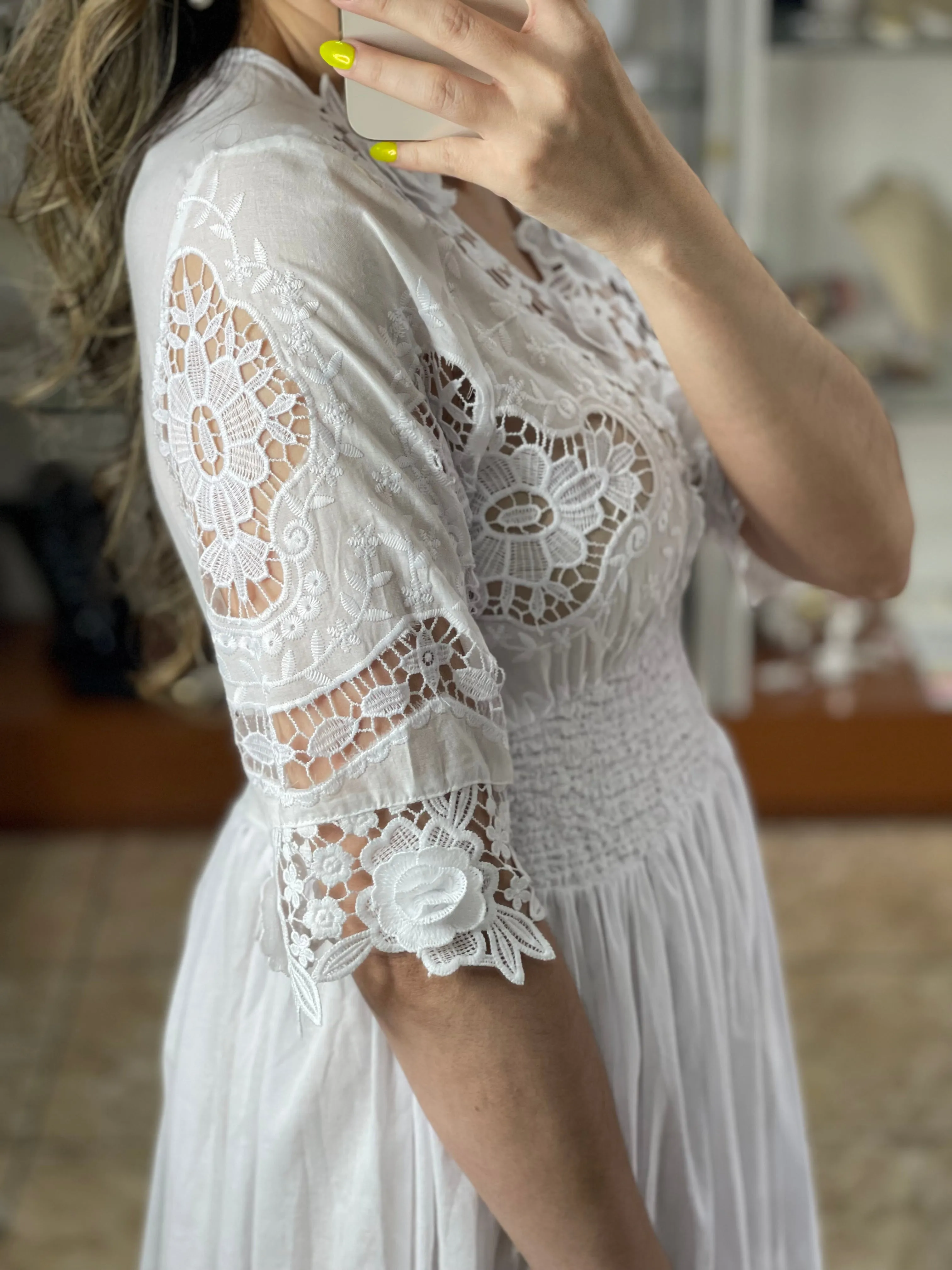 Estela OS Maxi Boho Dress