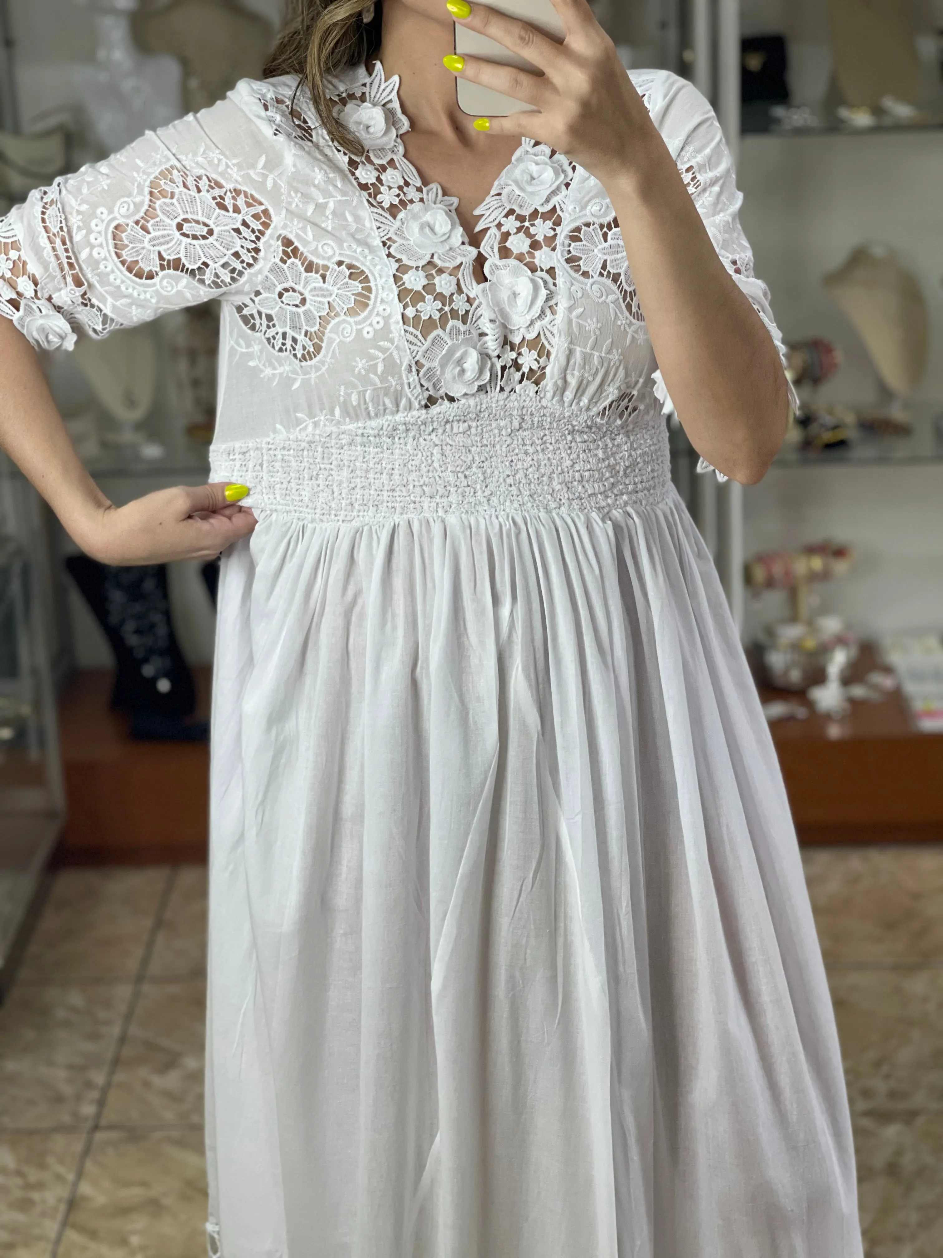 Estela OS Maxi Boho Dress