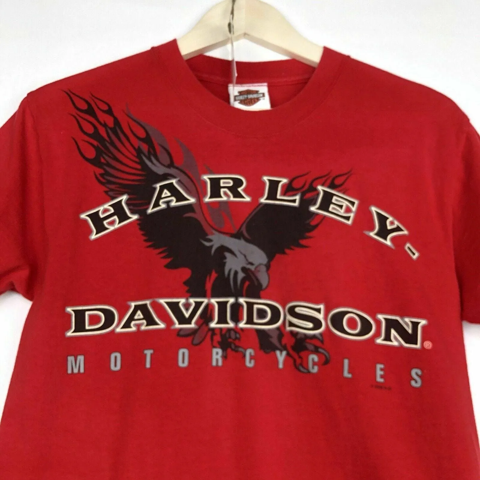 Exciting Harley-Davidson Mens T-Shirt Adventure Red S Very Good