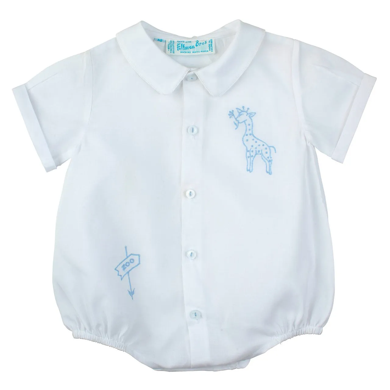 Feltman Brothers Adorable Giraffe-Print Creeper for Babies