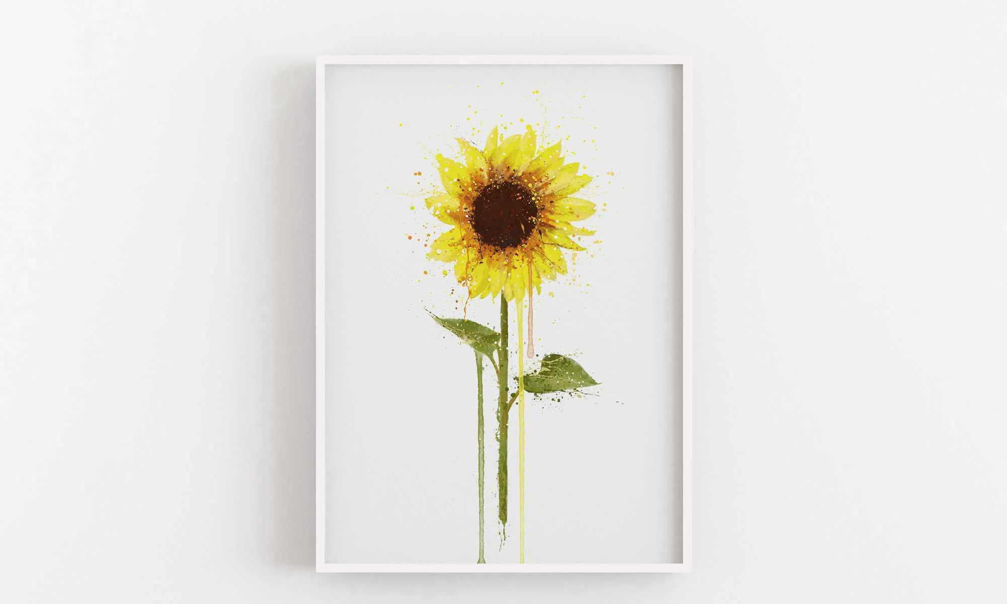 Flower Wall Art Print 'Sunflower'