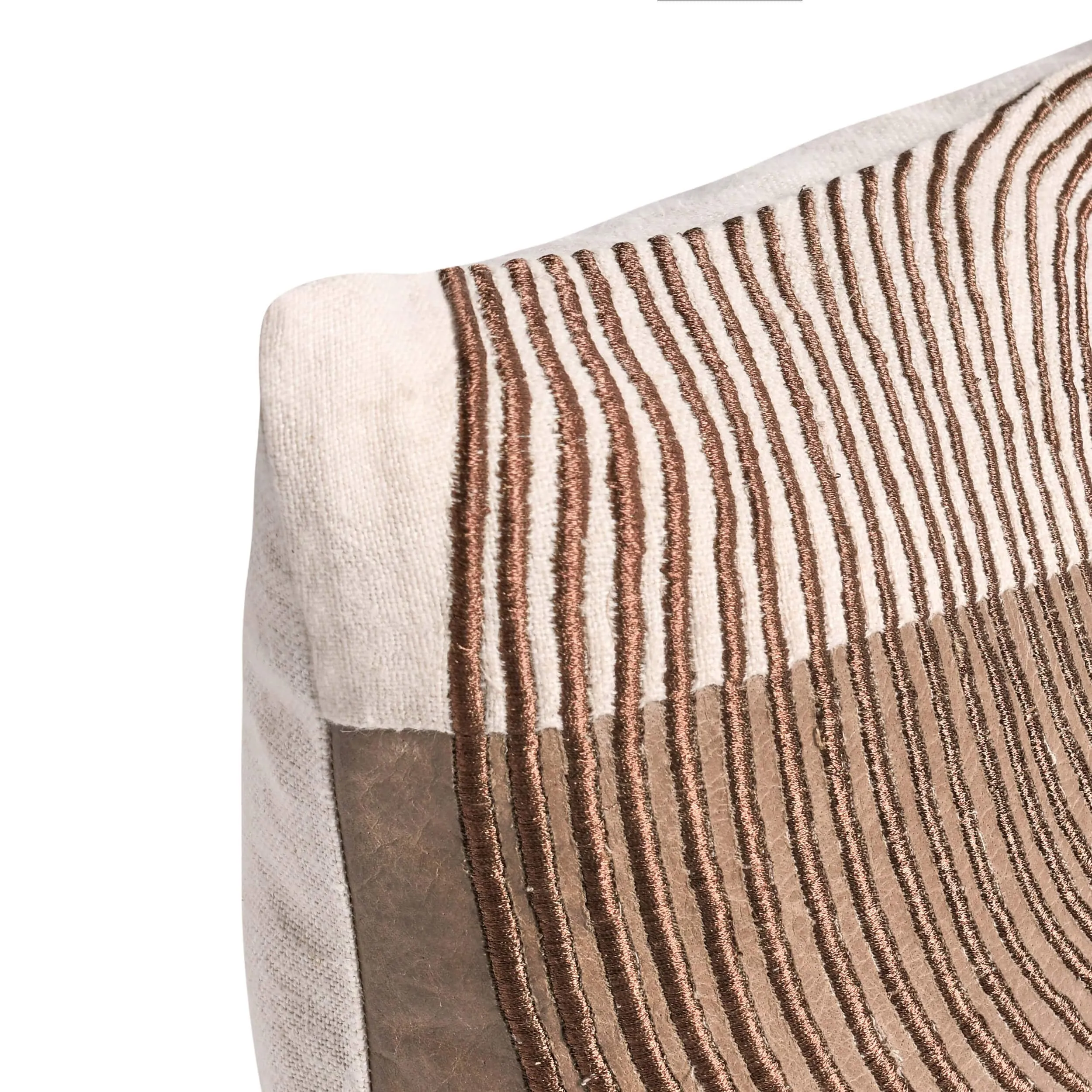 Granville Lumbar Pillow, Sandstorm Taupe/Gold
