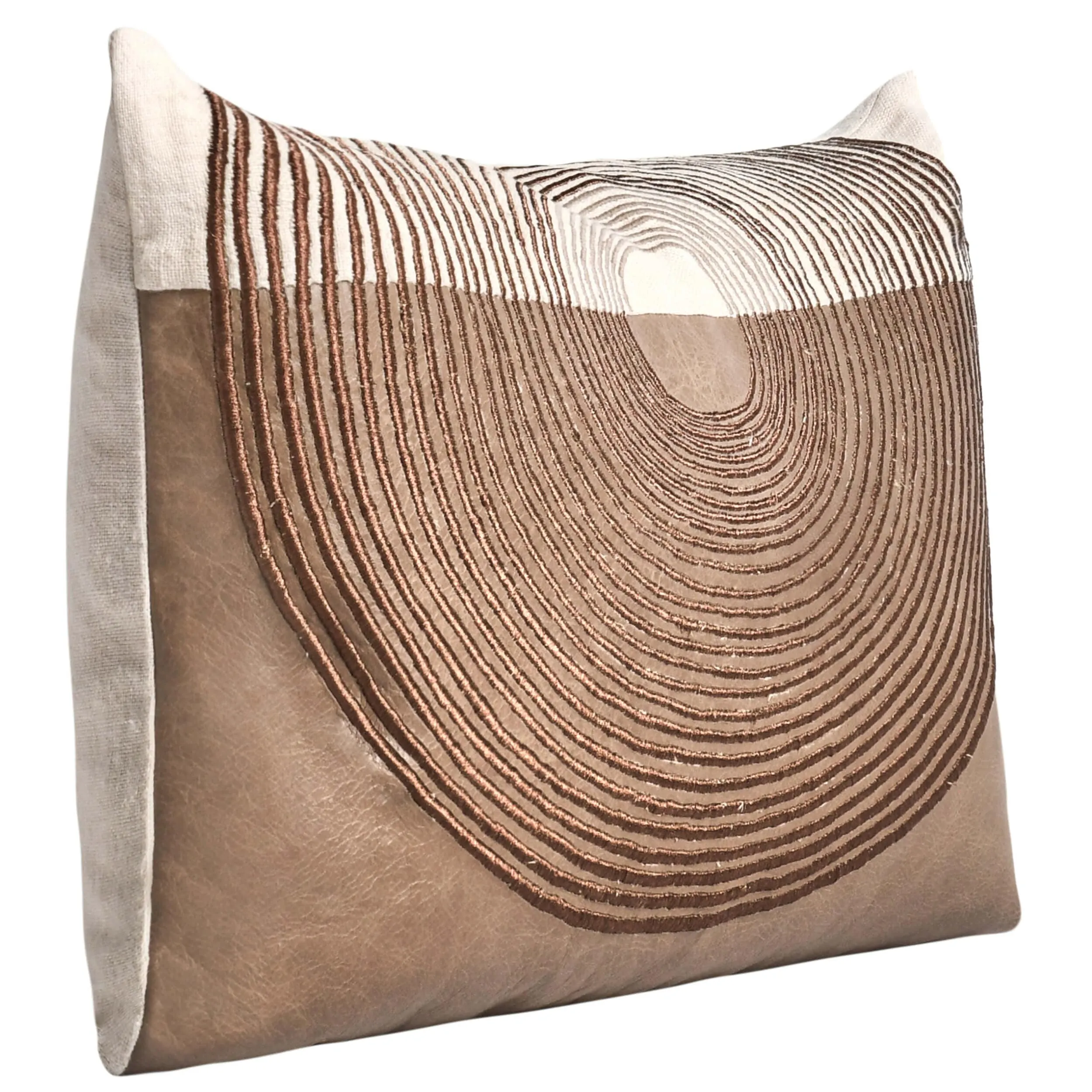 Granville Lumbar Pillow, Sandstorm Taupe/Gold