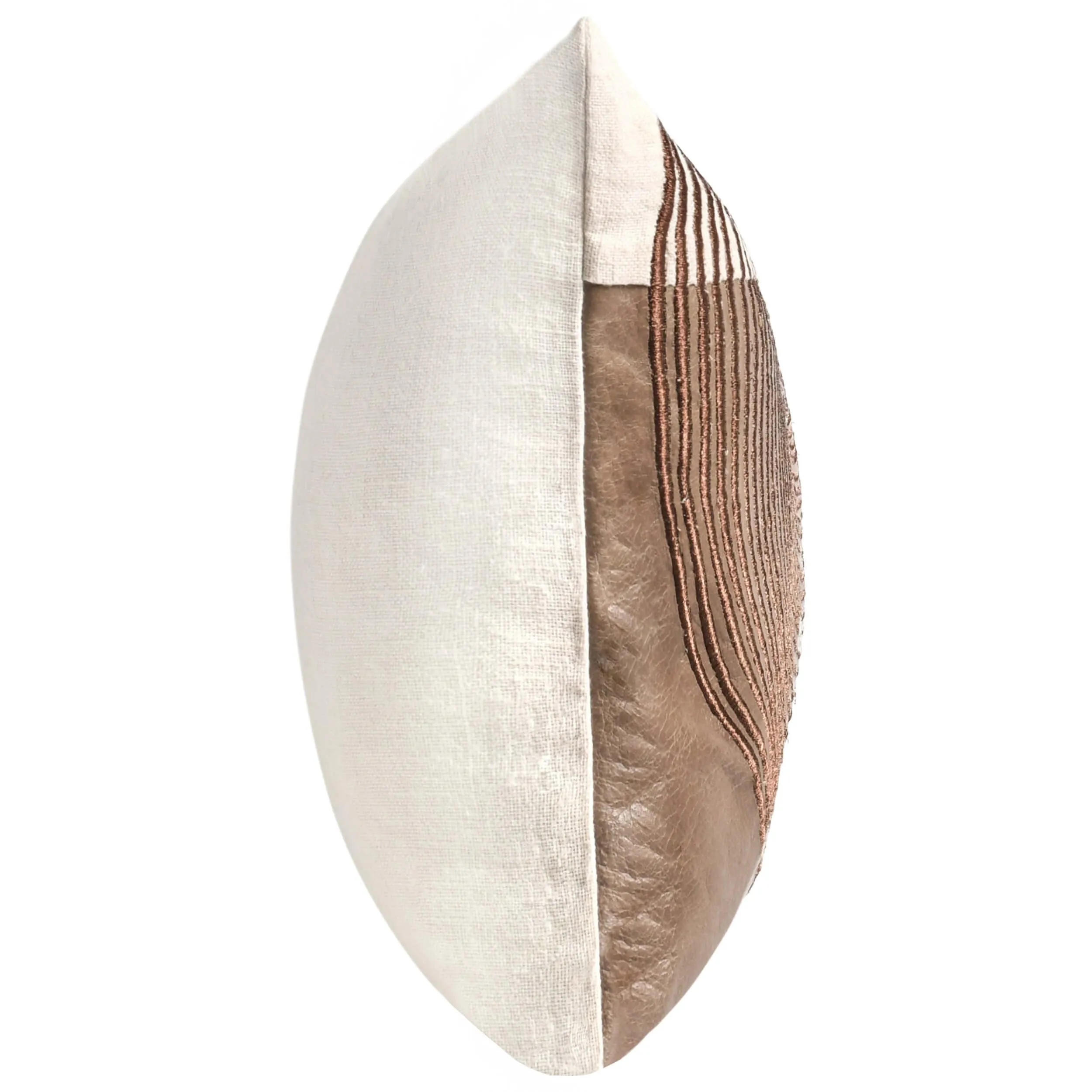 Granville Lumbar Pillow, Sandstorm Taupe/Gold