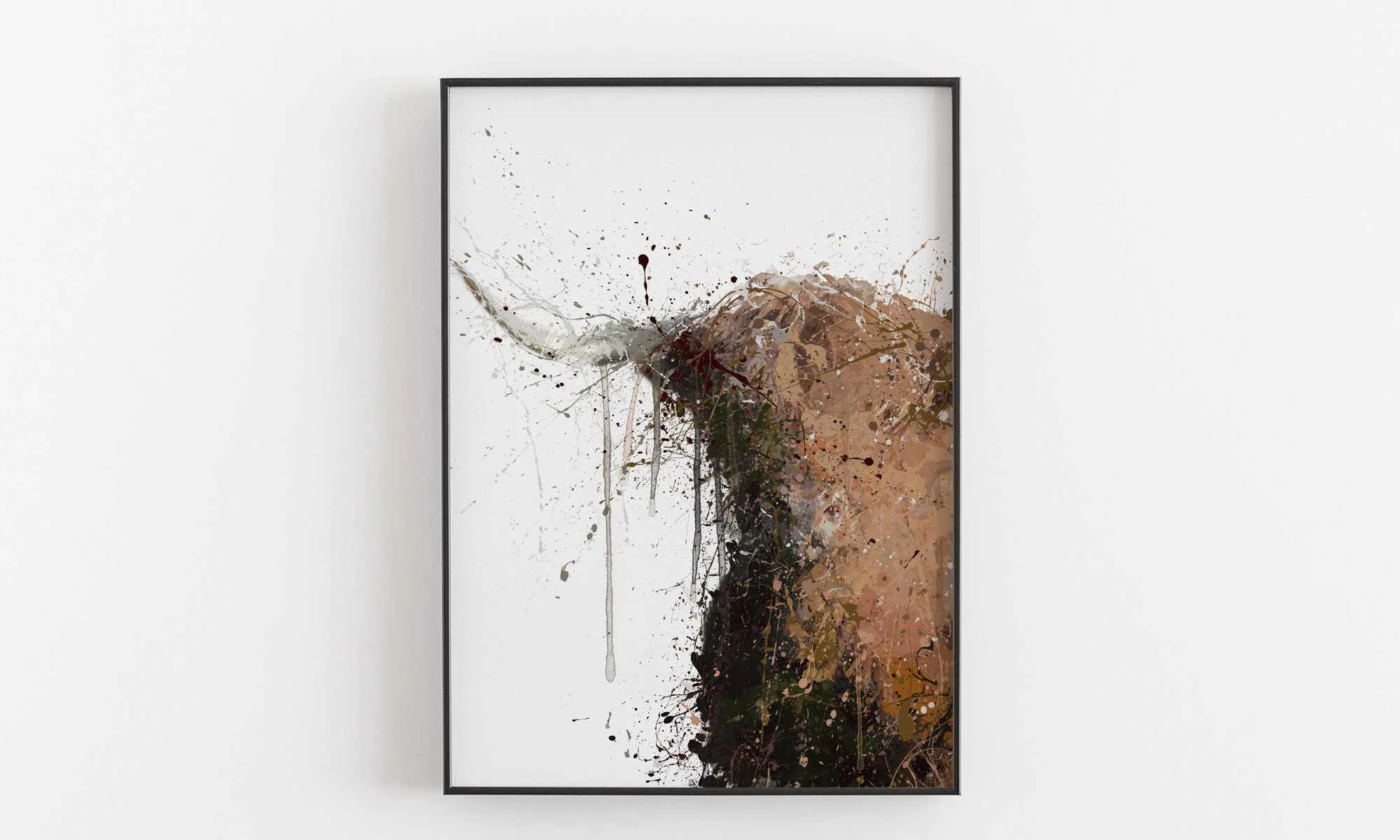 Highland Cow Wall Art Print