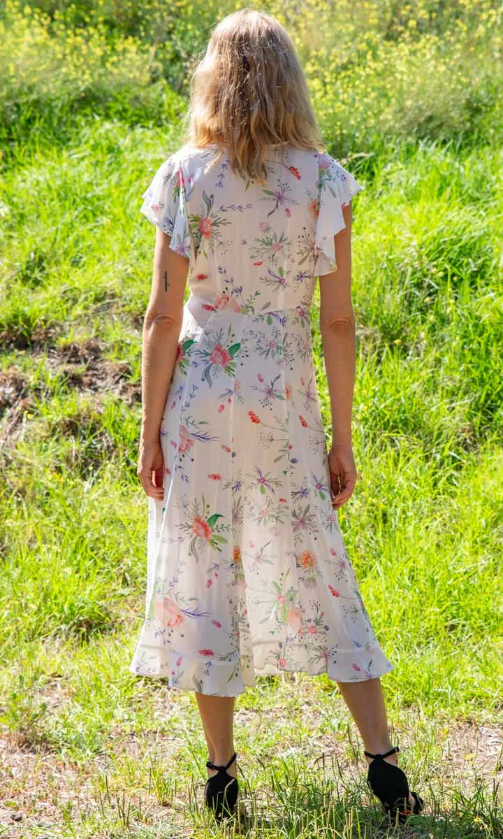 HOSS Eden Dress - White Floral Print