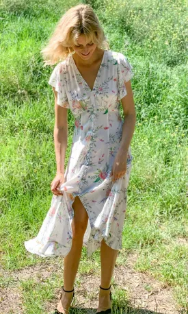 HOSS Eden Dress - White Floral Print